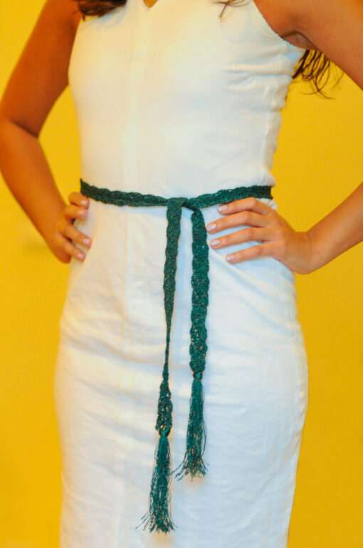 Green Braid Belt - Image 2