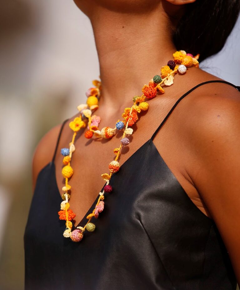 Summer Orange Choker