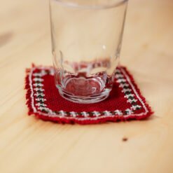 Red Christmas Coaster
