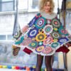 Colors & Circles Poncho
