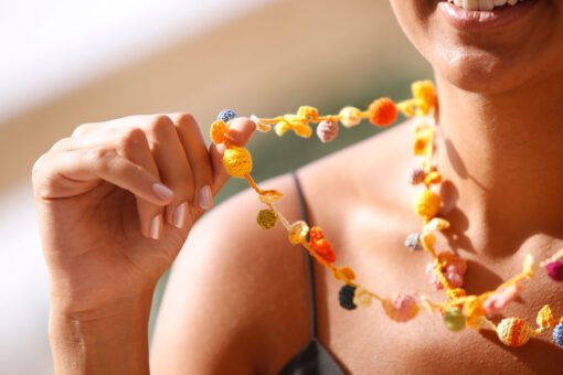 Summer Orange Choker - Image 3