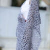 Silver Flower Shawl