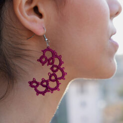 Crescent Ornament Earring