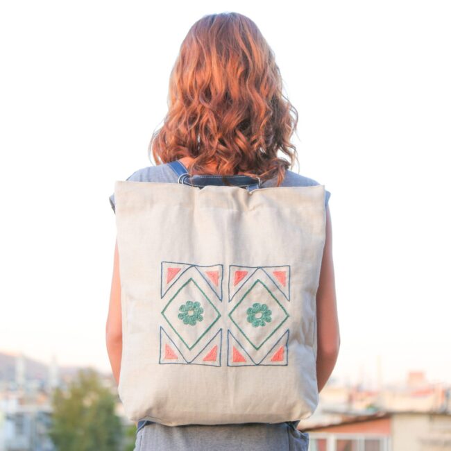 Palmyra Flower Bag