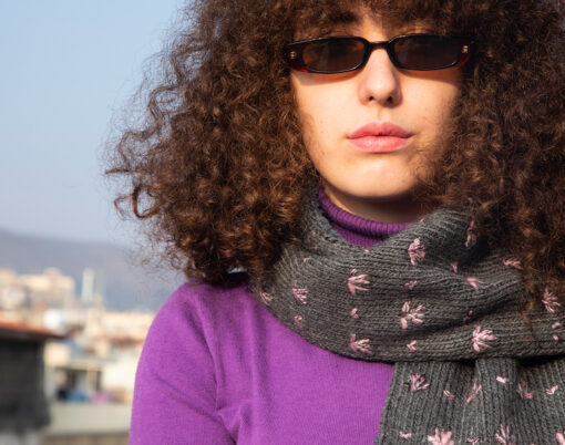 The Pink Nilofer Scarf - Image 2