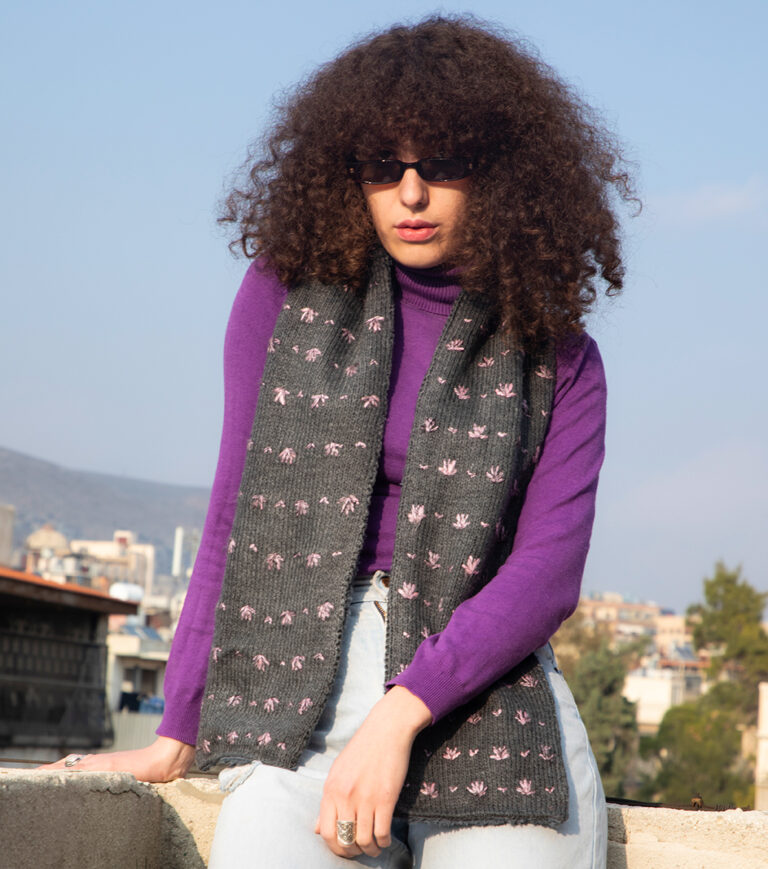 The Pink Nilofer Scarf
