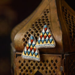 Colored Triangles Earrings