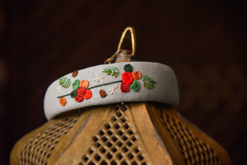 Coffee Beans Flowers Headband - Image 3