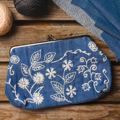 White Flowers Pouch
