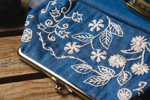 White Flowers Pouch - Image 2