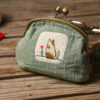 The Cat & Flower Pouch