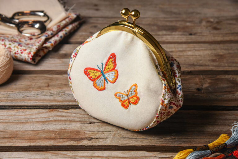 Two Butterflies Pouch