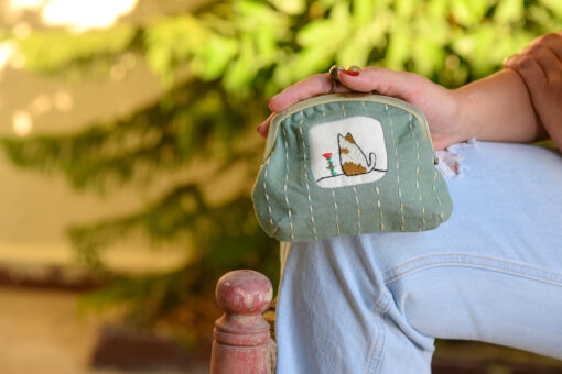 The Cat & Flower Pouch - Image 3