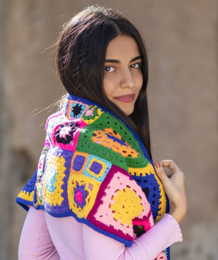 Kerbat Squares Scarf - Image 3