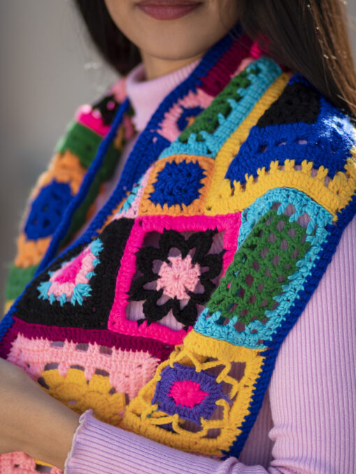 Kerbat Squares Scarf - Image 4