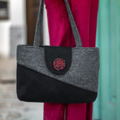 Red Button Bag