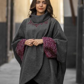 Grey Derani Poncho