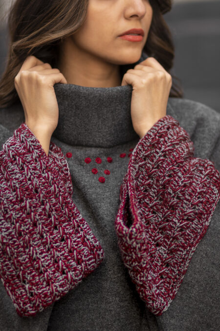 Grey Derani Poncho - Image 2