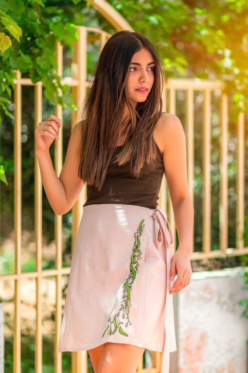 Olives and Flowers Skirt - Image 3