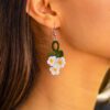 Three Daisies Earrings