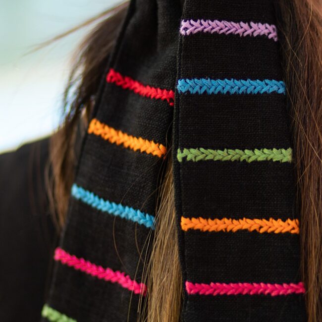 Alternative view of Lines and Colors Headband