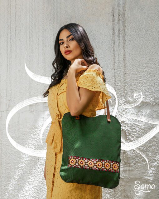 Olive Mosaic Bag - Image 4