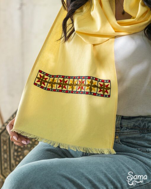 Yellow Mosaic Scarf - Image 2