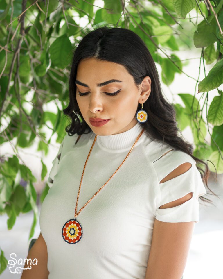 Mosaic Choker & Earrings