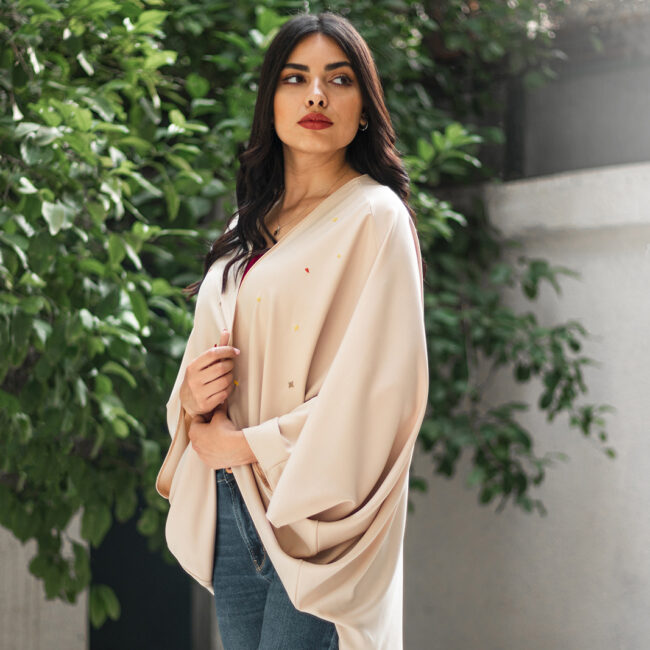 Alternative view of Beige Mosaic Jacket