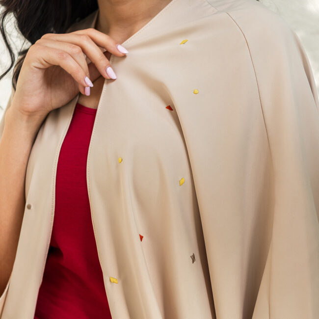 Alternative view of Beige Mosaic Jacket