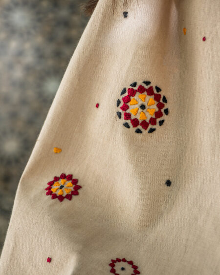 Beige Mosaic scarf - Image 4