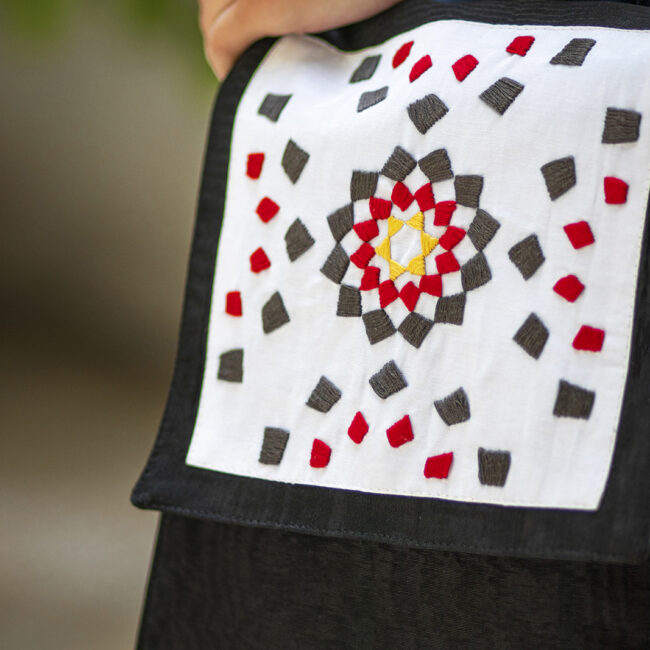 Alternative view of Black Mosaic Bag