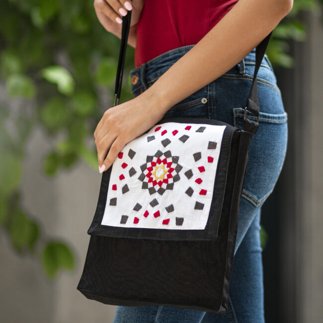Black Mosaic Bag