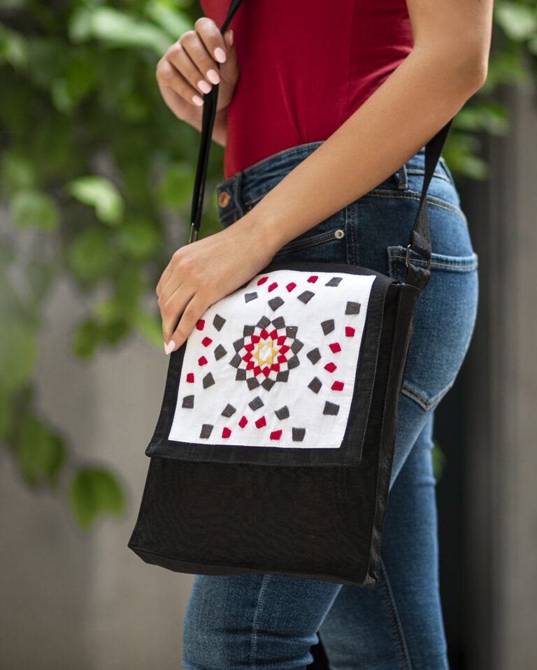 Black Mosaic Bag