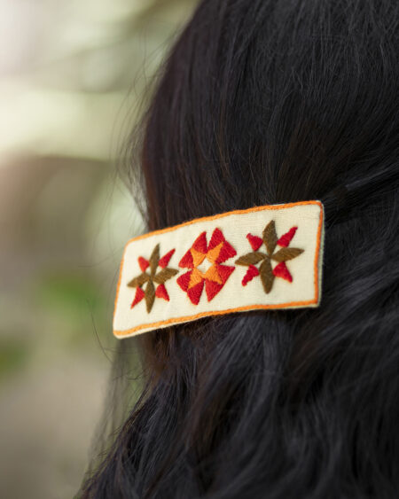 Yellow Mosaic Hair Set - Image 2