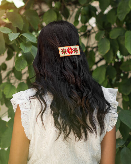 Yellow Mosaic Hair Set - Image 3