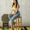 Yellow Mosaic Scarf - Image 2