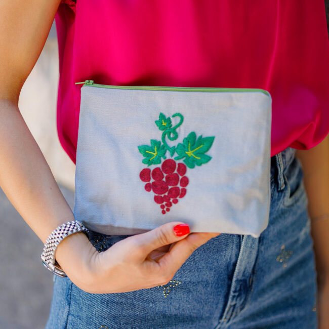 Grey Derani Pouch