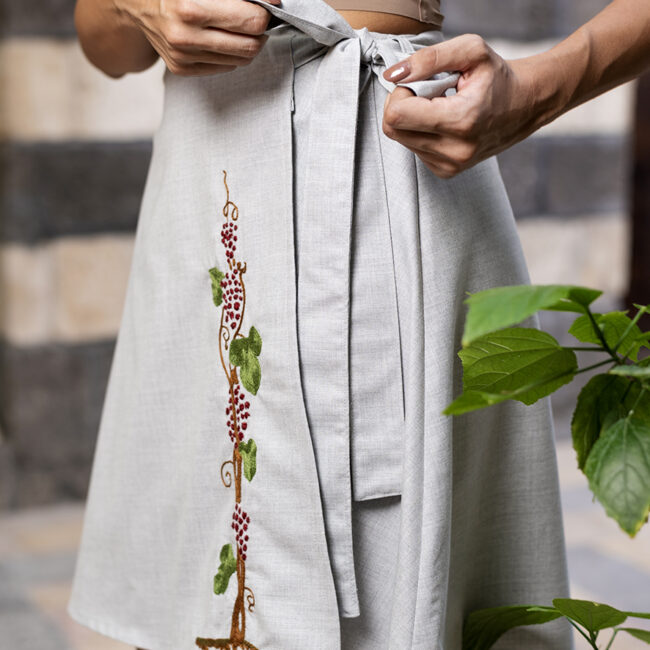 Alternative view of Grey Derani Skirt