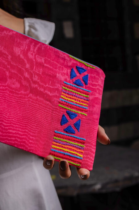 Mauve Kerbati Pouch - Image 6