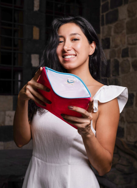 Mauve Kerbati Pouch - Image 4
