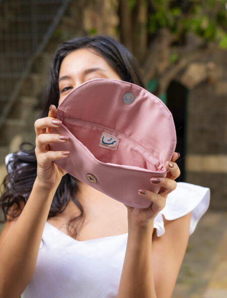 Pink Tadmori Glass Pouch - Image 3