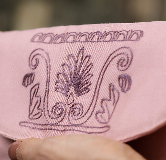 Alternative view of Pink Tadmori Glass Pouch