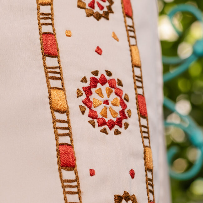 Alternative view of Beige Mosaic Skirt